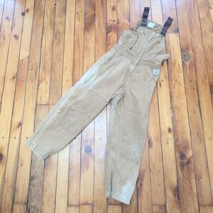 Vintage rare made in USA Carhartt Duck Canvas Overalls' Women